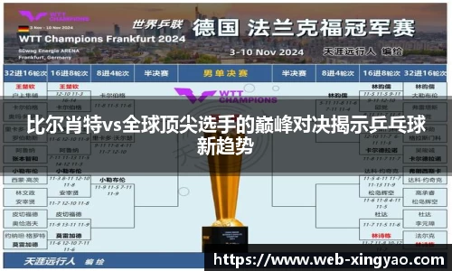 比尔肖特vs全球顶尖选手的巅峰对决揭示乒乓球新趋势